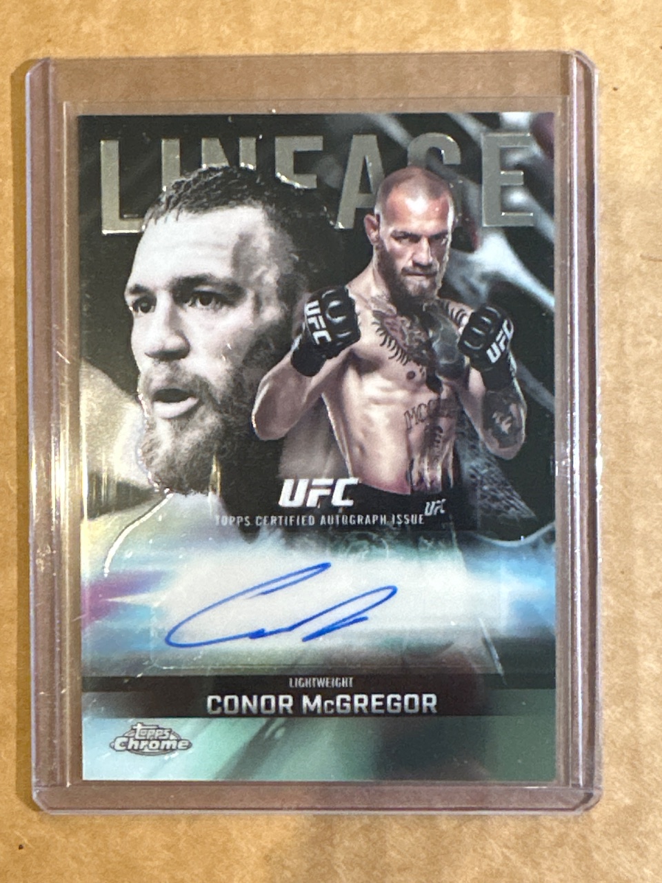Conor McGregor 2026 Topps Chrome UFC Chrome Lineage Autograph #CCA-CM — 2026 · 2026 Topps Chrome UFC · Conor McGregor · Chrome Lineage Autograph · autograph · raw