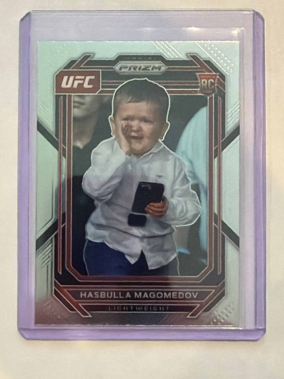 Hasbulla Magomedov RC 2023 Panini Prizm base — 2023 · 2023 Panini Prizm UFC · Hasbulla Magomedov · raw