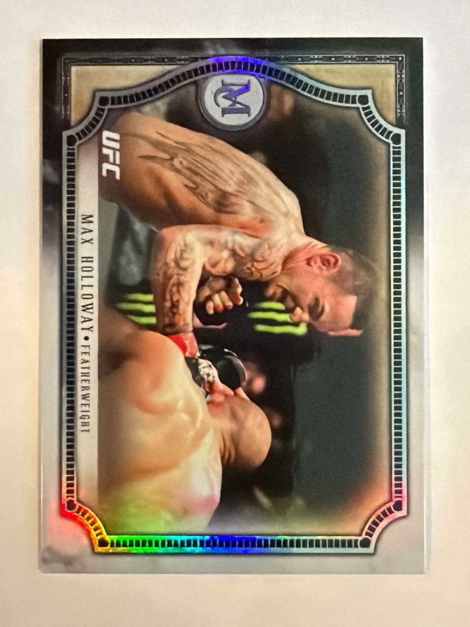 Max Holloway 2018 Topps Museum Collection UFC #19 — 2018 · 2018 Topps Museum Collection UFC · Max Holloway · Silver · raw