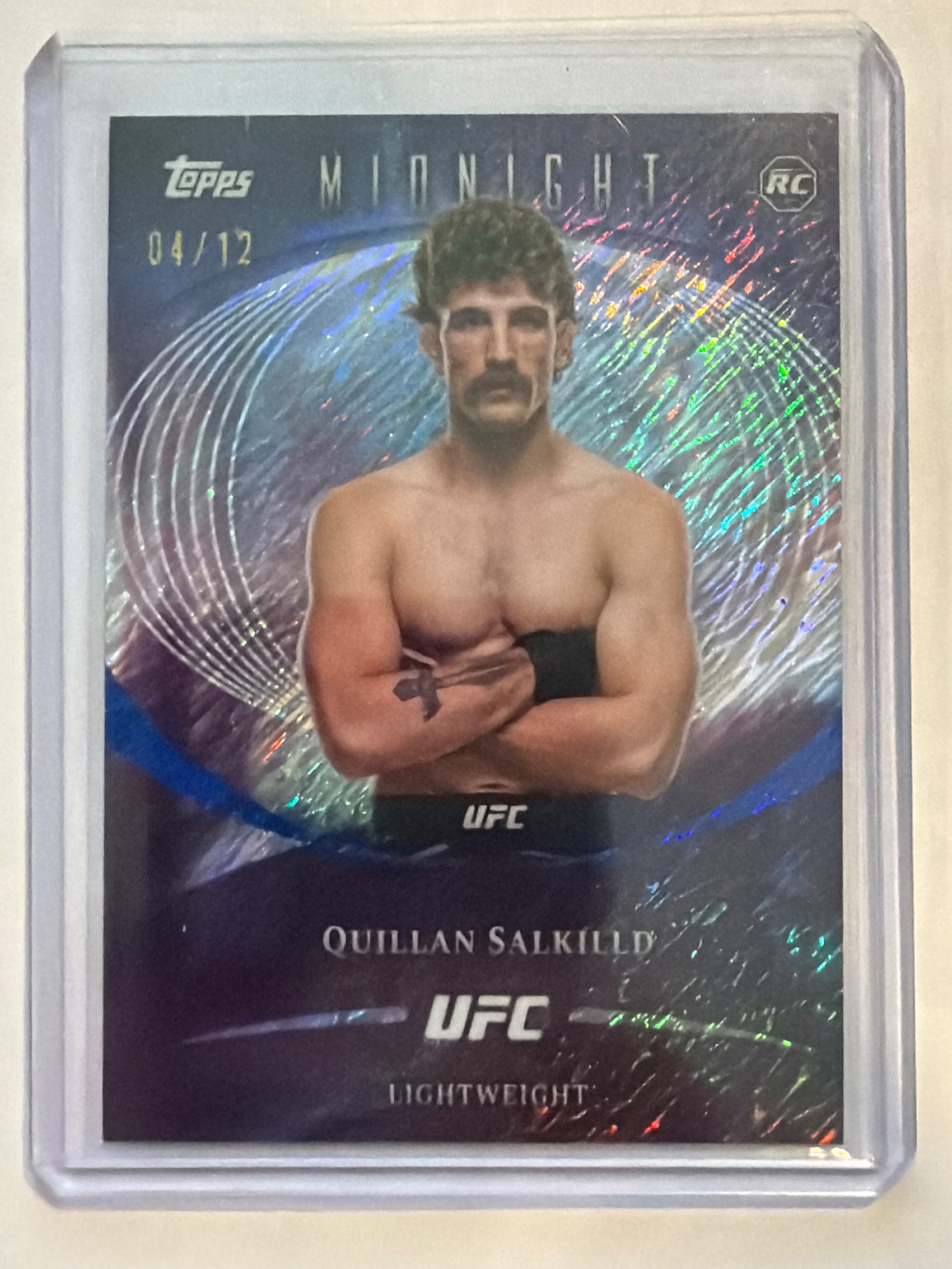 QUILLAN SALKILLD RC 2026 Topps Midnight UFC 4/12 — 2026 · 2026 Topps Midnight UFC · Quillan Salkilld · Midnight · raw