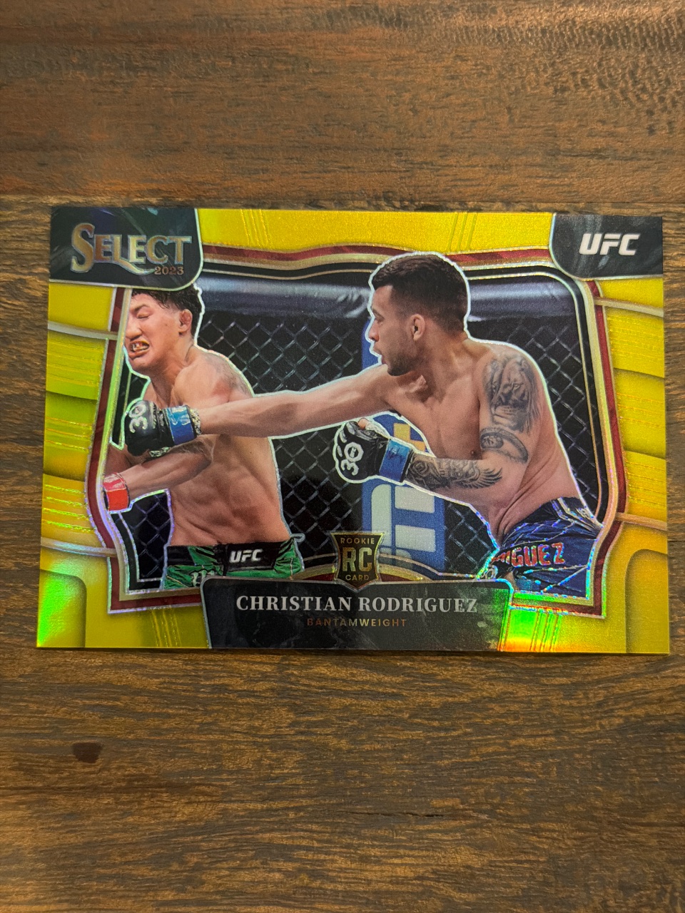 Christian Rodriguez RC 2023 Panini Select Octagonside Gold Prizm /10 — 2023 · 2023 Panini Select · Christian Rodriguez · Gold Prizm · raw