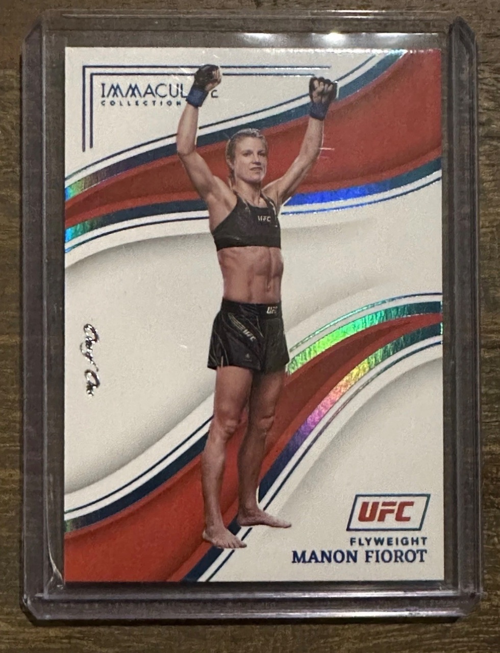 Manon Fiorot 2023 Panini Immaculate Collection UFC Platinum 1/1 #93 — 2023 · 2023 Panini Immaculate Collection UFC · Manon Fiorot · Platinum · raw