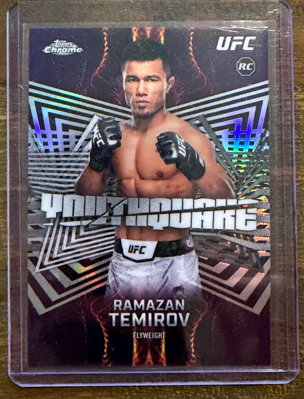 RAMAZAN TEMIROV 2026 Topps Chrome UFC Youthquake Refractor #YQ-2 — 2026 · 2026 Topps Chrome UFC · Ramazan Temirov · Youthquake Refractor · raw