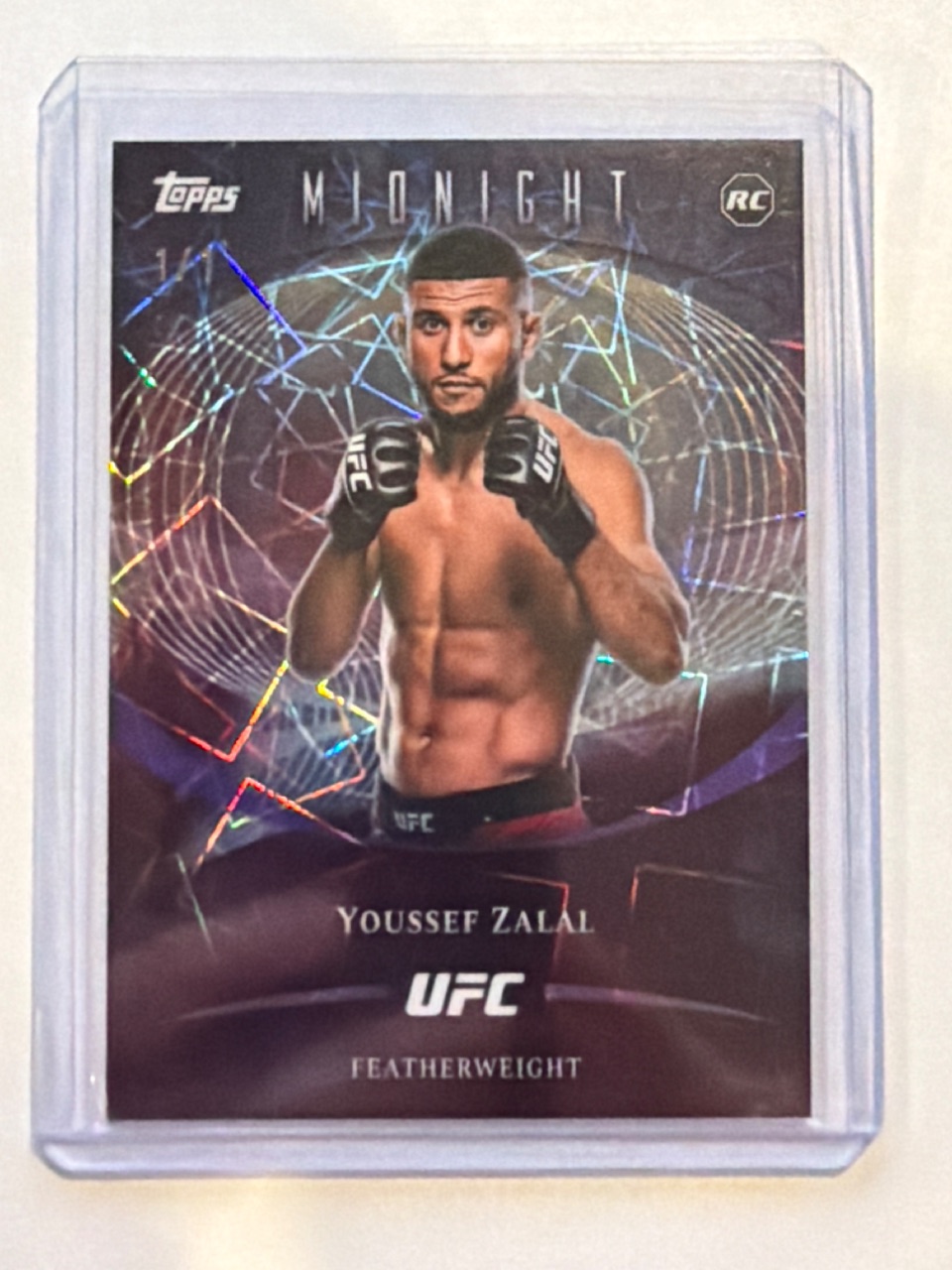 Youssef Zalal 2026 Topps Midnight UFC Black Loght 1/1 #46 — 2026 · 2026 Topps Midnight UFC · Youssef Zalal · Black Light · raw